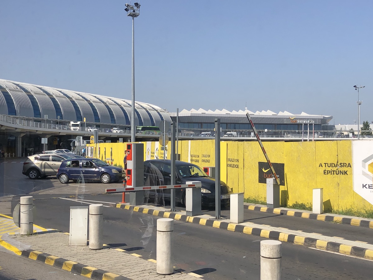 Budapest Airport Terminal Exterior Arrivals