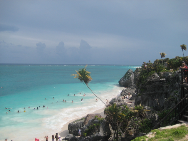 Tulum Beach at the Ruins